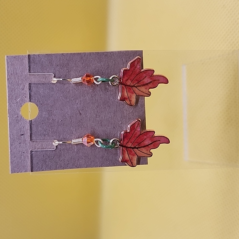 Fall Leaves Earrings 1